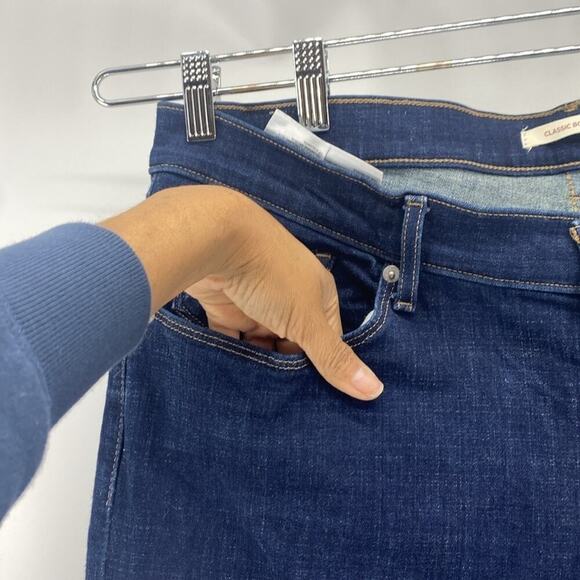 Levi’s dark wash classic bootcut mid rise versatile office casual size 16 - Picture 5 of 8